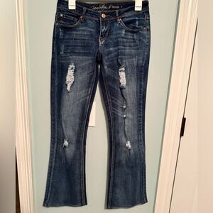 Revolution by Revolt Women's Distressed Blue Jeans Sz 7
